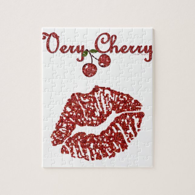 Puzzle Rockabilly Muy Cherry Kiss (Vertical)