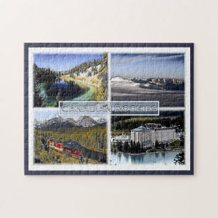 Puzzle Rockies canadienses - Canadá - Mosaico -