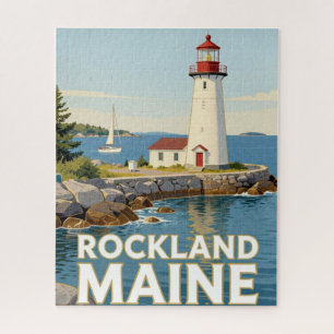 Puzzle Rockland Maine Faro Viaje