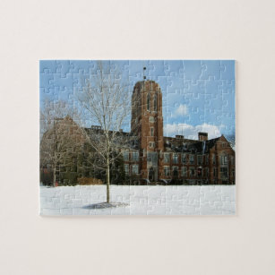 Puzzle Rockwell en invierno en Grove City College