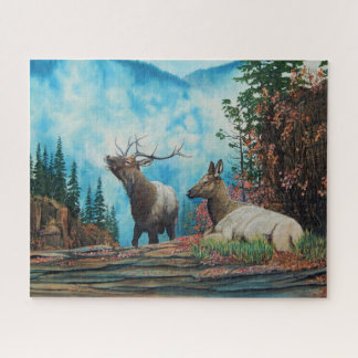 Puzzle Rocky Mountain Elk, toro de alce