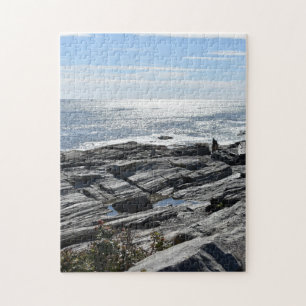 Puzzle Rocky New England Coastline Maine Beach Fotografía