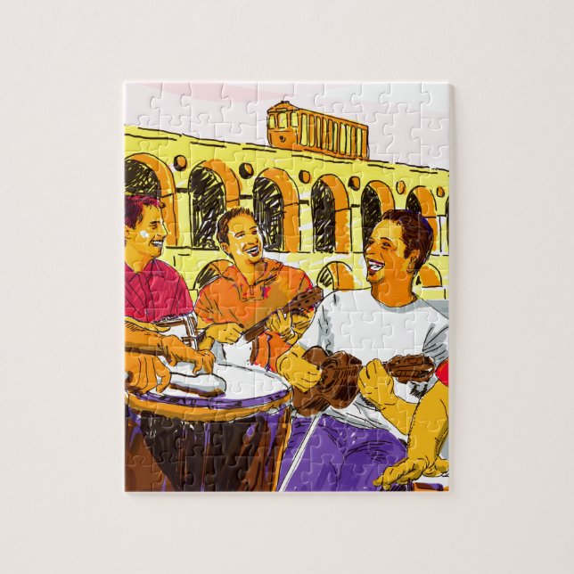 Puzzle Roda de Samba - Rio de Janeiro - Brasil (Vertical)