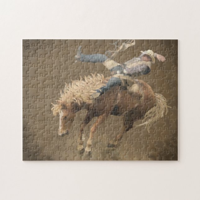 Puzzle Rodeo Rider (Horizontal)