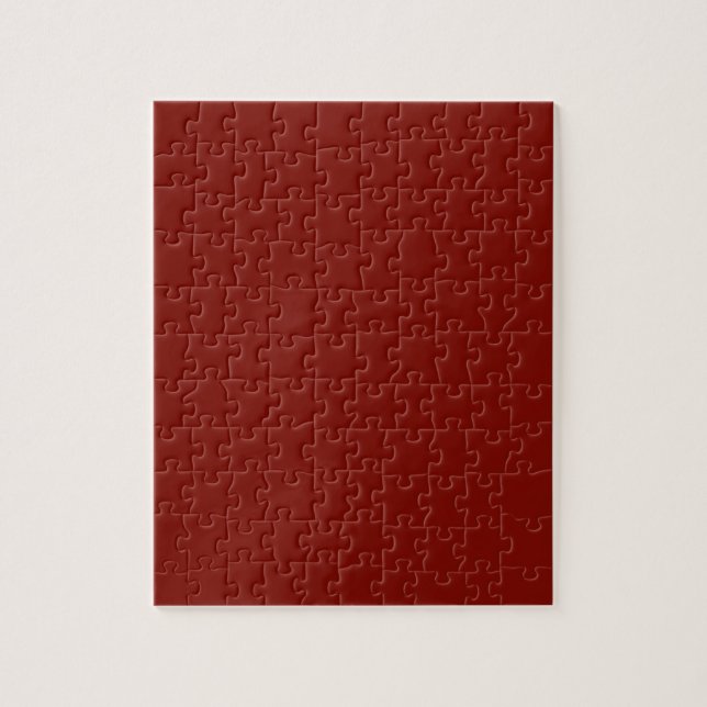 Puzzle Rojo de grano (color sólido) (Vertical)