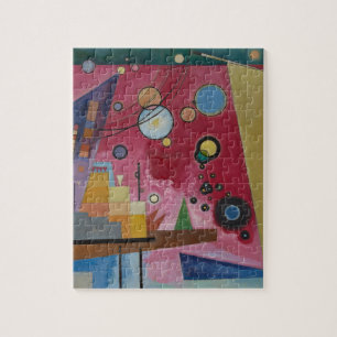 Puzzle Rojo Intenso de Wassily Kandinsky