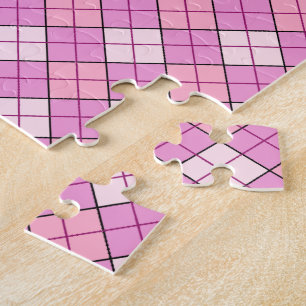 Puzzle Rojo rosado