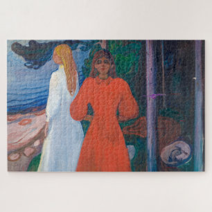 Puzzle Rojo y Blanco Edvard Munch