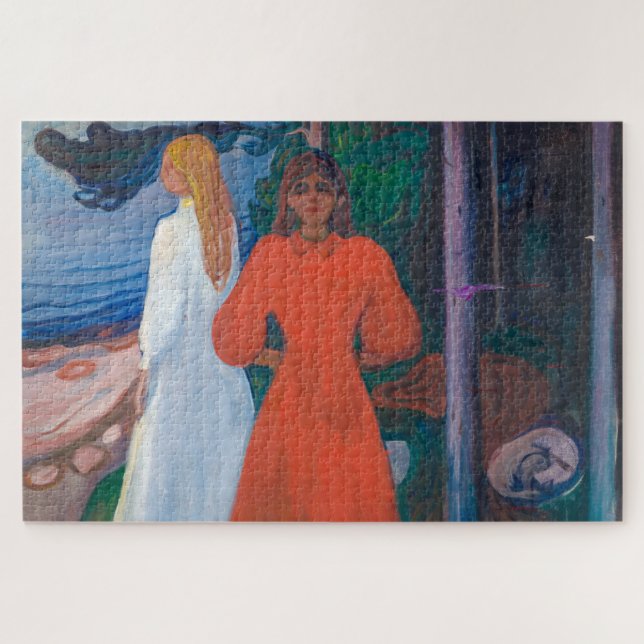 Puzzle Rojo y Blanco | Edvard Munch | (Horizontal)