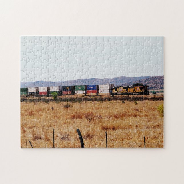 Puzzle Rolling Across Texas-Train (Horizontal)