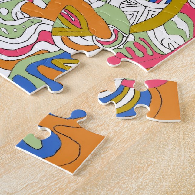 Puzzle "Rolling Sky" Resumen de arte (Lado)