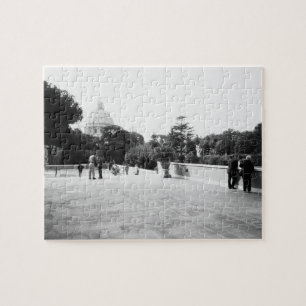 Puzzle Roma Italia, Los Jardines Vaticanos
