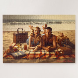 Puzzle Romance costero de los años 1940