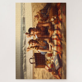 Puzzle Romance costero de los años 1940