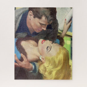 Puzzle Romance de oficina en los años 50