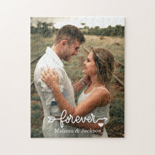 Puzzle Romance Forever Love Couple Photo Valentine
