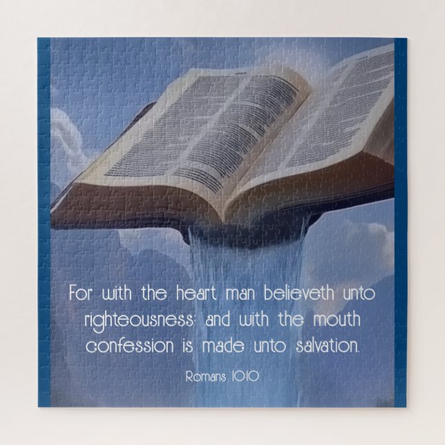 Puzzle Romanos 10:10 (Vertical)
