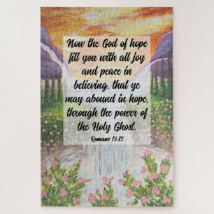 Puzzle Romanos 15:13 Poster