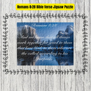 Puzzle Romanos 8:28 Biblia Verse