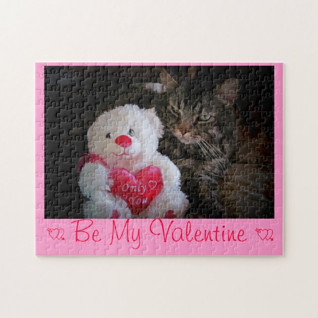 Puzzle Romantic Kitty Valenpuzzle (Horizontal)