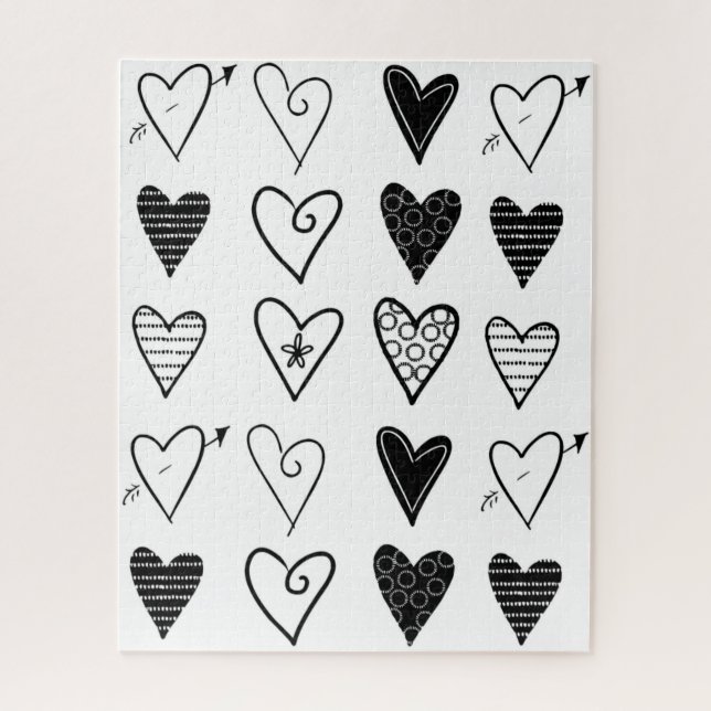 Puzzle Rompe el corazón negro (Vertical)