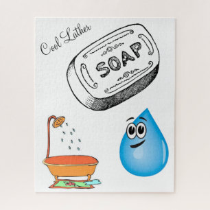 Puzzle Rompe el cuarto de baño Guay Lather