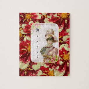 Puzzle Rompe la flor de las flores victorianas