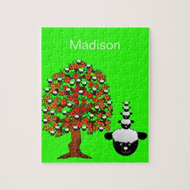 Puzzle Rompe la flor del árbol de ovejas (Vertical)