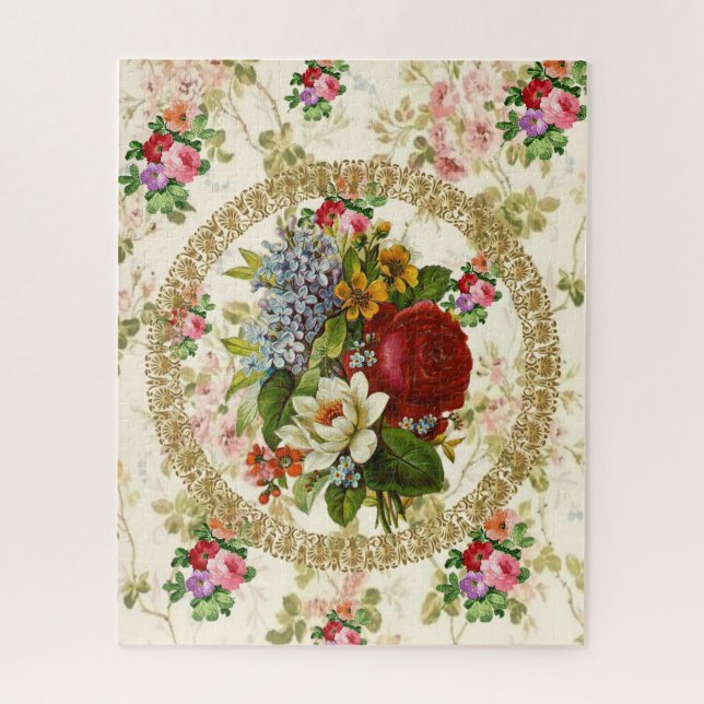 Puzzle Rompe la floral victoriana (Vertical)