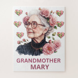 Puzzle ROMPECABEZAS: ABUELA ADULTA Mary Floral Jigsaw