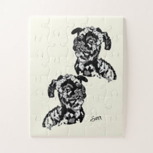 Puzzle Rompecabezas: Amor a un perro