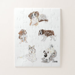 Puzzle Rompecabezas: Amor al perro