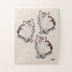 Puzzle Rompecabezas: Aquí Gatito