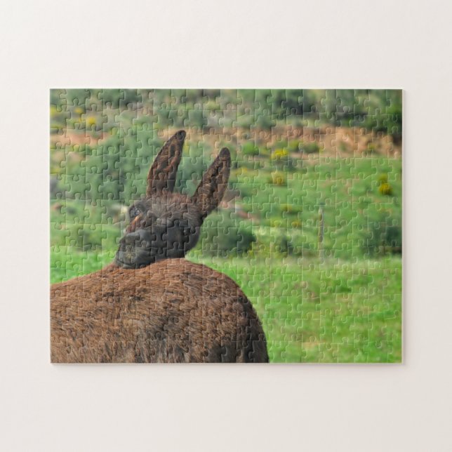 Puzzle Rompecabezas: Burro Feliz (Horizontal)