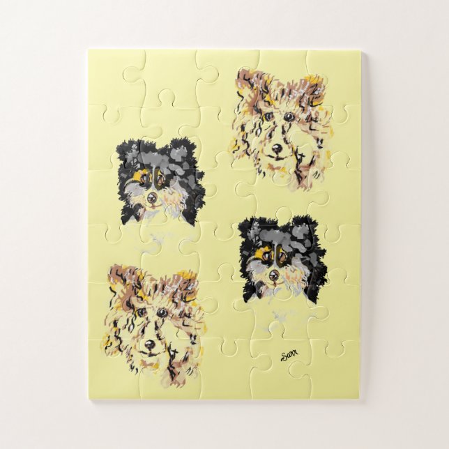 Puzzle Rompecabezas: Cachorros (Vertical)