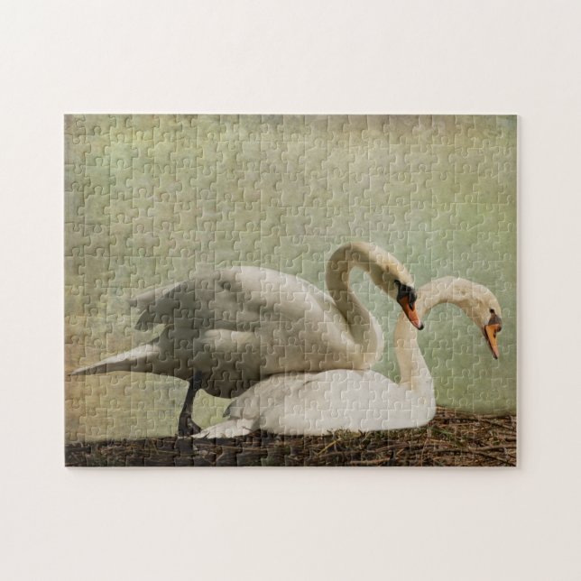 PUZZLE ROMPECABEZAS-CISNES ANIDANDO (Horizontal)