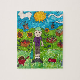 Puzzle Rompecabezas: Cosecha De Tiempos En Granja Con Muc