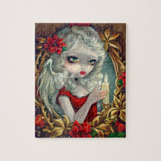 Puzzle "Rompecabezas de la vela del navidad"