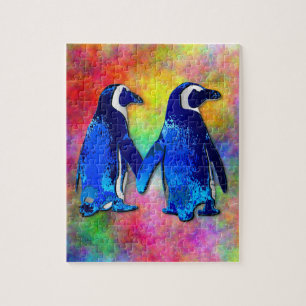 Puzzle "Rompecabezas de los pares del pingüino"