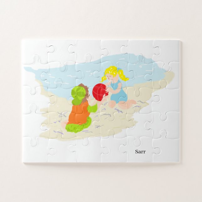Puzzle Rompecabezas: Día de la Playa (Horizontal)