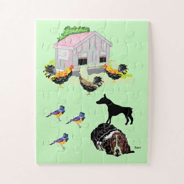 Puzzle Rompecabezas: Día en el grano (Vertical)