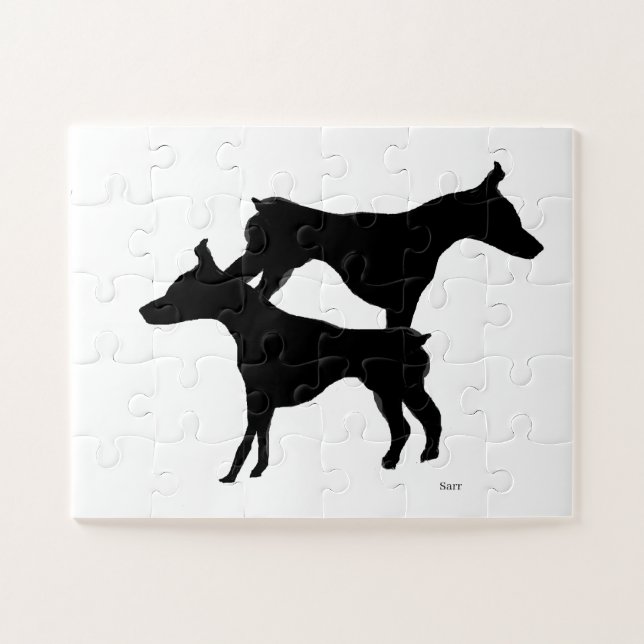 Puzzle Rompecabezas: Doberman (Horizontal)