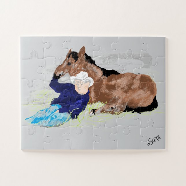 Puzzle Rompecabezas: El viejo Corral (Horizontal)