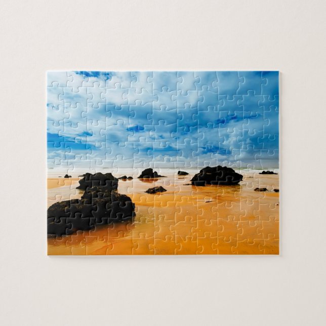 Puzzle Rompecabezas-Escenario de Playa (Horizontal)