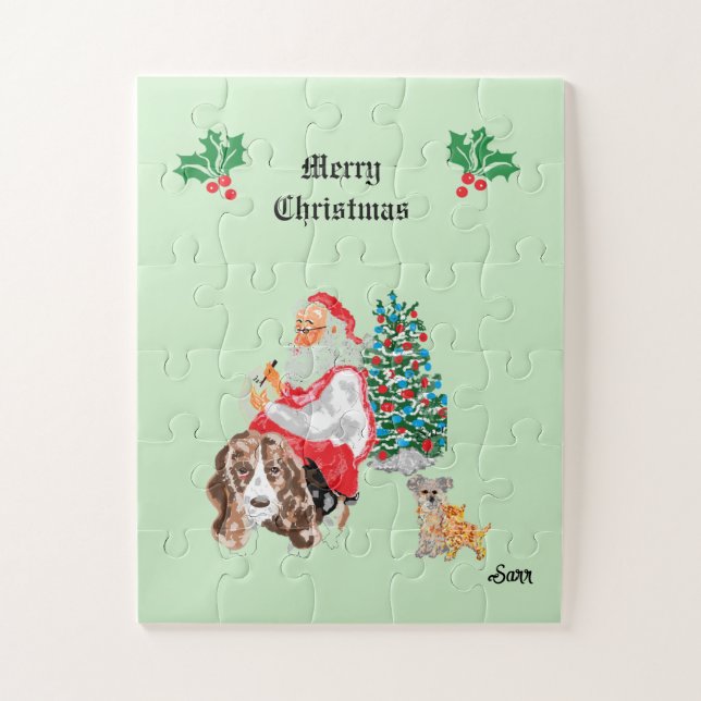 Puzzle Rompecabezas: Feliz Navidad (Vertical)