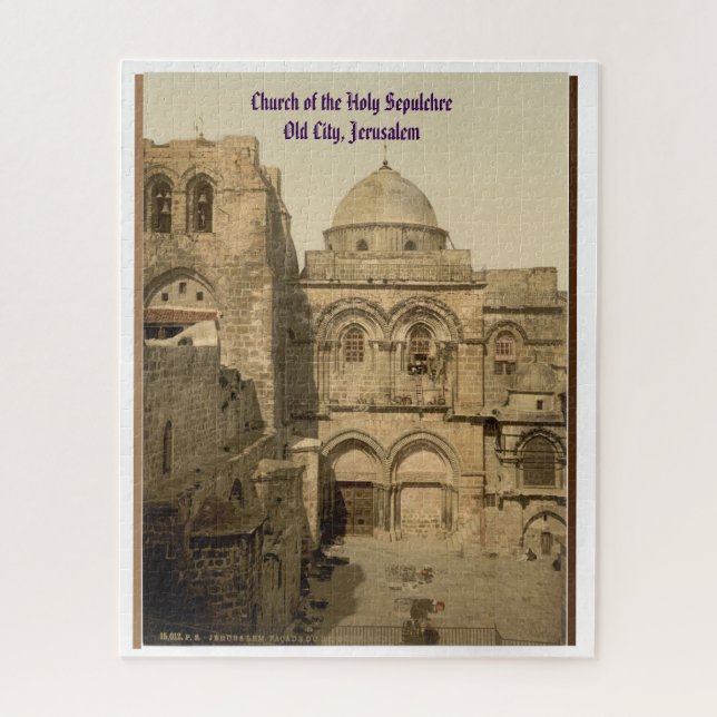 Puzzle Rompecabezas: Iglesia del Santo Sepulcro, Jerusalé (Vertical)