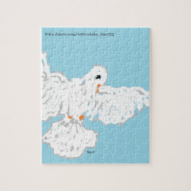 Puzzle Rompecabezas: La paloma en el vuelo (Vertical)