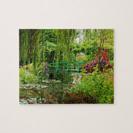 Puzzle Rompecabezas, puente de jardín de Monet sobre esta