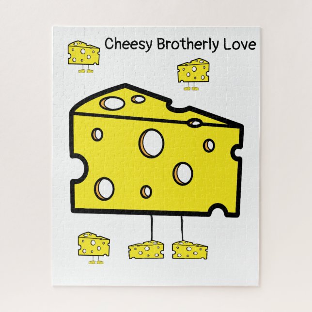 Puzzle Rompecía el amor de los hermanos Cheese Cheesy (Vertical)
