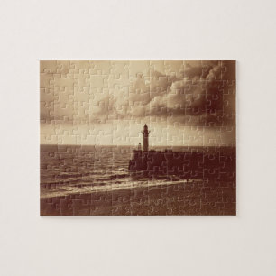 Puzzle Rompeolas en Sete, c.1855 (impresión del albumen